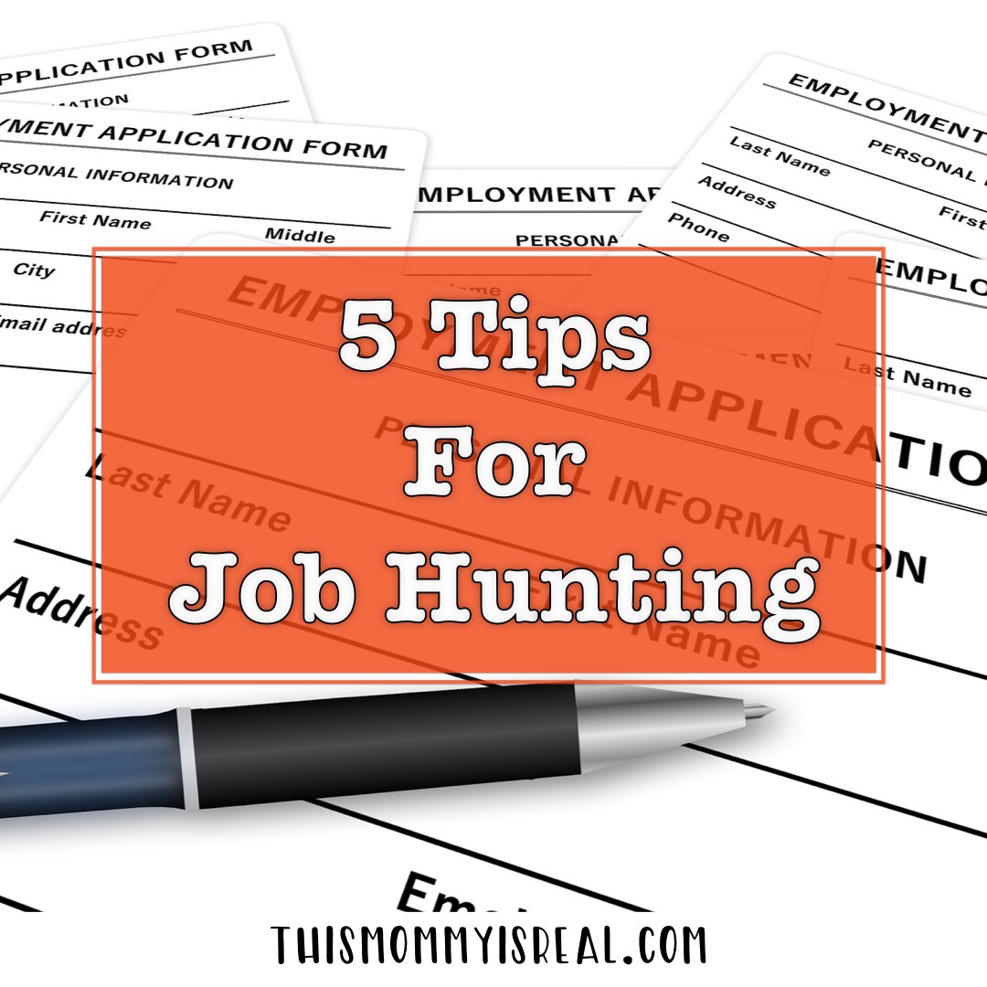 Don’t forget these 5 steps when you job hunt! - thismommyisreal.com